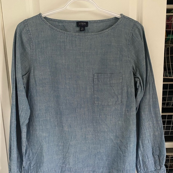 J CREW denim top - Picture 1 of 2